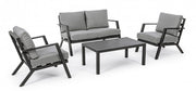 YK13 Anthracite 4-Piece Garden Lounge Set