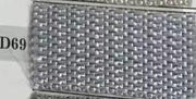 Gray polyester drawer with 4 compartments cm26x17h10