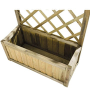 Planter with autoclaved grid 75x30x140 for garden furniture