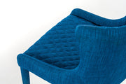 Chair in blue fabric 58x50,5x83h cm