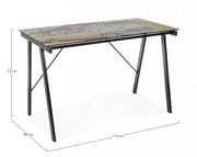 Young California desk glass top 113x58 cm