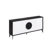 Gora 180x35.6x82 cm Bendir Structure Sideboard with White Doors