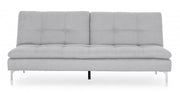 Light Gray Leon 3-Seater Sofa Bed in fabric L190 cm