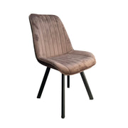 Layla brown upholstered chair