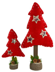 Small red cloth tree nbr-1251 cm.28 x 9 h 44