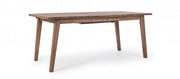 Extendable outdoor table in wood VARSAVIA 180 - 240x90x h76 cm