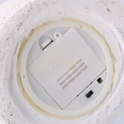 Resin snowman with white lantern with led cm37x19h44