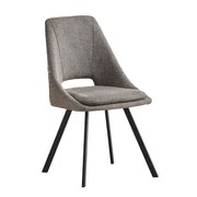 Gray Padded Chair 85x56x48 cm