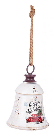 6x Ringing Happy Holidays Pendant