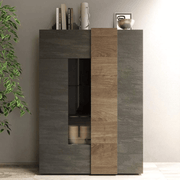 Sabry showcase 2 titanium oak mercure doors