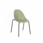 Green polypropylene chair