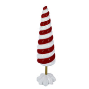 White red resin tree cm ø11,5h42,3