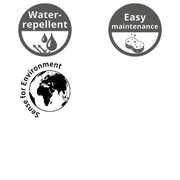 Outdoor wicker swing Bologna dark blue 195h cm