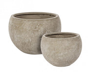 Set2 P.Vaso Cement Sphere Sand