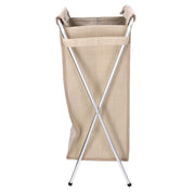 Foldable beige sack fabric basket cm 29x33.5h66