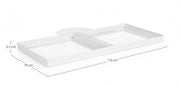 Eden White Parasol Side Base -