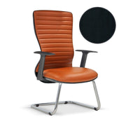 Arya black office guest chair