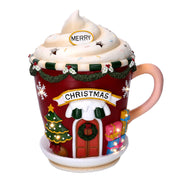 Resin mug with yellow led cm28x23x31