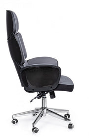 Armstrong upholstered gray-black office armchair