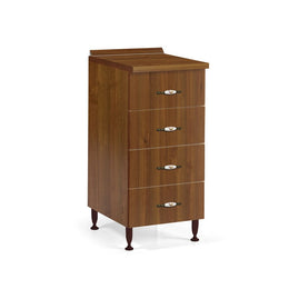 Chest of drawers for kitchen melamine wood 4 drawers antique walnut cm H 85x50x40