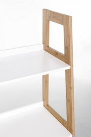 Bamboo bookcase with four shelves BROOKLYN 62x38x h130 cm