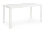 Extendable table 140-210x77 white in aluminium