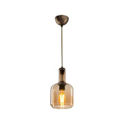 Boston MDL3554 suspension lamp with smoked glass diffuser