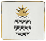 Fabric cushion with white dog cm43x43