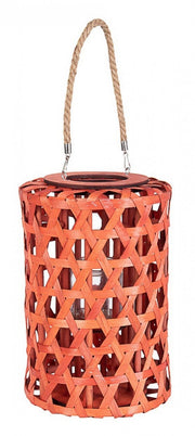 4x Orange Hexagon Lantern M