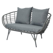 Evora 4 seater lounge in gray color