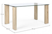 New Arley Nature table 140X80