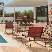 Set 4 pcs Markus Pepper outdoor living room