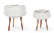 Set 2 Pot holder Modern bowl