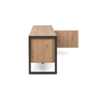 TV stand base in anthracite oak cm 160 x 55 x 40 h
