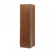 Modular wardrobe for bedroom 1 door Antique Walnut Cm 45x60xH 180