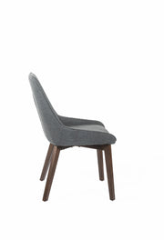 Set of 4 Fabric Chairs 62cm x 49.5cm x 87cm