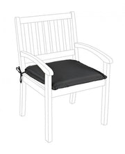 Olefin Charcoal Armchair Cushion