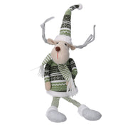 Reindeer green fabric cm23x16h62