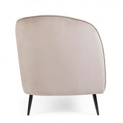 2 seater velvet effect sofa Candis Light Gray