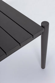 Calypso anthracite garden coffee table 110x60 cm