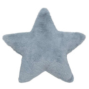 Soft cushion with blue star W 39 x D 8 x H 39 cm