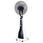 Fan with humidifier