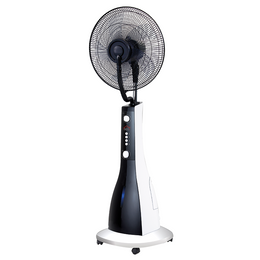 Fan with humidifier