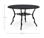 Victoria Anthracite table d110 Cod.0806071