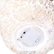 Resin LED Santa Claus with reindeer and puppet 27.5x20h48 cm