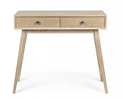 Alannis console 2 drawers in melamine wood