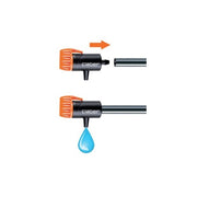 Adjustable dripper from 0 to 6 liters per hour