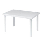 Rectangular table for outdoor 120x80x72 H cm white Calaf