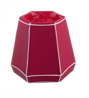 12x Red Prisma Shape Votive Candle