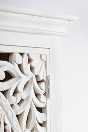 2-door sideboard in white wood Alinta